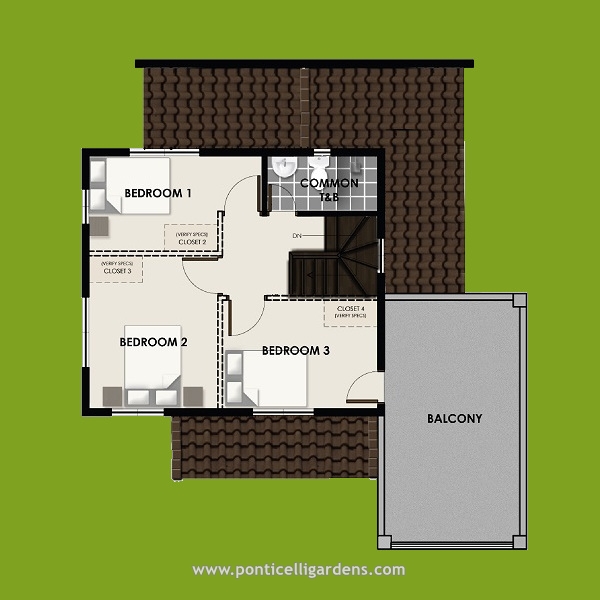 Ponticelli Gardens - Designer 142 Floor Plan (2nd Floor)